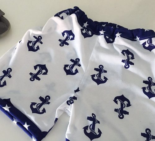 Quick and easy toddler shorts project